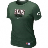 Women MLB Cincinnati Reds Nike D.Green Short Sleeve Practice T-Shirt