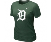 Women MLB Detroit Tigers Heathered Nike D.Green Blended T-Shirt