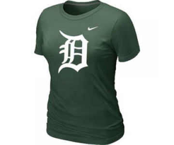 Women MLB Detroit Tigers Heathered Nike D.Green Blended T-Shirt