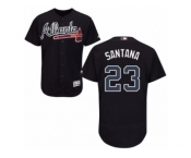 Atlanta Braves #23 Danny Santana Blue Flexbase Authentic Collection MLB Jersey