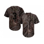 Men Atlanta Braves #3 Babe Ruth Camo Realtree Collection Cool Base Stitched MLB Jersey