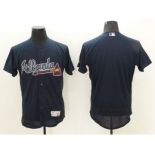 Men Atlanta Braves Blank Majestic Blue Flexbase Authentic Collection Jersey