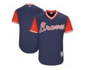 Men's 2017 Little League World Series Atlanta Braves Navy Jersey