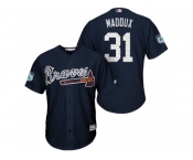 Men's Atlanta Braves #31 Greg Maddux 2017 Spring Training Cool Base Stitched MLB Jersey