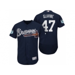 Men's Atlanta Braves #47 Tom Glavine 2017 Spring Training Flex Base Authentic Collection Stitched Baseball Jersey