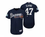 Men's Atlanta Braves #47 Tom Glavine 2017 Spring Training Flex Base Authentic Collection Stitched Baseball Jersey