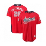 Men's Majestic Atlanta Braves #26 Mike Foltynewicz Game Red National League 2018 MLB All-Star MLB Jersey