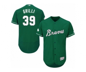 Men's Majestic Atlanta Braves #39 Jason Grilli Green Celtic Flexbase Authentic Collection MLB Jersey