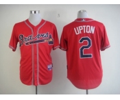 mlb jerseys atlanta braves #2 upton red