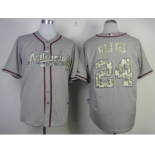 mlb jerseys atlanta braves #24 gattis grey[number camo]