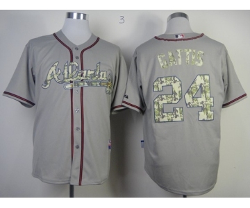 mlb jerseys atlanta braves #24 gattis grey[number camo]