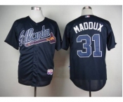 mlb jerseys atlanta braves #31 maddux blue