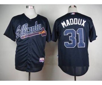 mlb jerseys atlanta braves #31 maddux blue