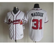 mlb jerseys atlanta braves #31 maddux white