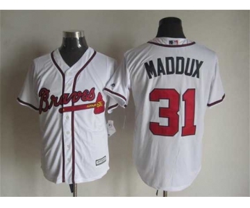 mlb jerseys atlanta braves #31 maddux white