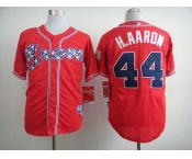 mlb jerseys atlanta braves #44 h.aaron red[m&n][2014 new][h.aaron]