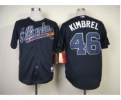 mlb jerseys atlanta braves #46 kimbrel blue