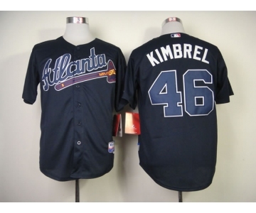 mlb jerseys atlanta braves #46 kimbrel blue