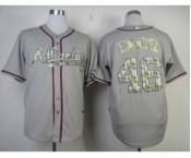 mlb jerseys atlanta braves #46 kimbrel grey[number camo]