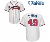 mlb jerseys atlanta braves #49 teheran white