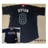 mlb jerseys atlanta braves #8 upton black[cool base]