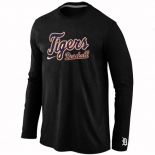 Detroit Tigers Long Sleeve T-Shirt Black