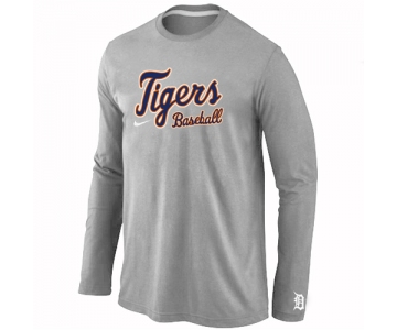 Detroit Tigers Long Sleeve T-Shirt GREY