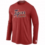 Detroit Tigers Long Sleeve T-Shirt RED