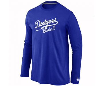 Los Angeles Dodgers  Long Sleeve T-Shirt Blue