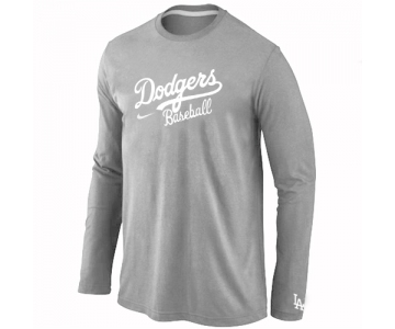 Los Angeles Dodgers Long Sleeve T-Shirt Grey