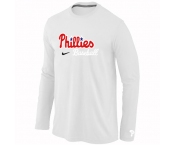 Philadelphia Phillies Long Sleeve T-Shirt white