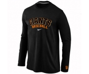 San Francisco Giants Long Sleeve T-Shirt Black