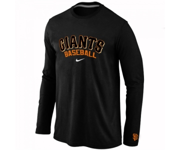 San Francisco Giants Long Sleeve T-Shirt Black