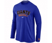 San Francisco Giants Long Sleeve T-Shirt Blue