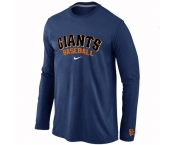 San Francisco Giants Long Sleeve T-Shirt D.Blue