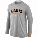 San Francisco Giants Long Sleeve T-Shirt Grey