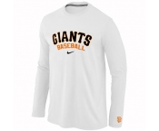 San Francisco Giants Long Sleeve T-Shirt White