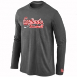 St. Louis Cardinals Long Sleeve T-Shirt D.Grey