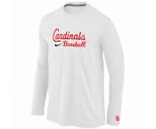 St. Louis Cardinals Long Sleeve T-Shirtwhite