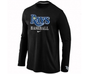 Tampa Bay Rays Long Sleeve T-Shirt Black