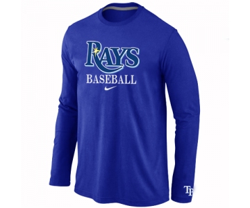 Tampa Bay Rays Long Sleeve T-Shirt Blue