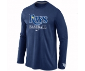 Tampa Bay Rays Long Sleeve T-Shirt D.Blue