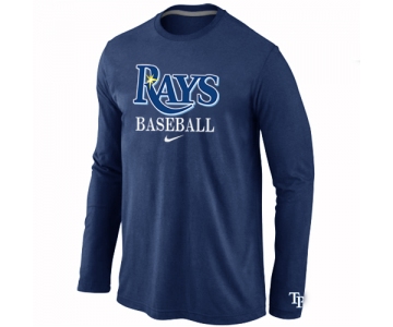 Tampa Bay Rays Long Sleeve T-Shirt D.Blue