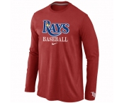 Tampa Bay Rays Long Sleeve T-Shirt RED