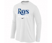 Tampa Bay Rays Long Sleeve T-Shirt White