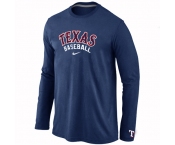 Texas Rangers Long Sleeve T-Shirt D.Blue