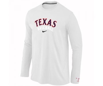 Texas Rangers Long Sleeve T-Shirt WHITE