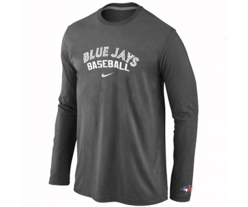 Toronto Blue Jays Long Sleeve T-Shirt D.Grey