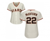 Women San Francisco Giants #22 Andrew McCutchen Cream Home Stitched MLB Jersey