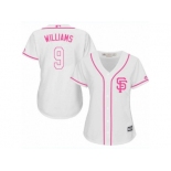 Women's Majestic San Francisco Giants #9 Matt Williams Replica White Fashion Cool Base MLB Jersey